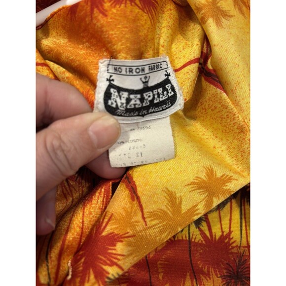 Vintage Sunset Beach Napili Hawaiian Shirt Made in Hawaii - Large? - Picture 6 of 6